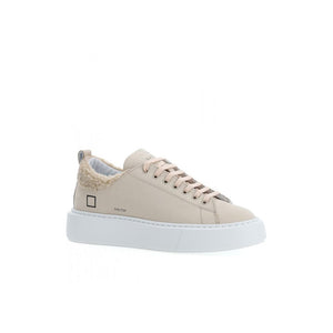 Beige Leder Sneaker