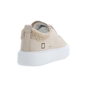 Beige Leder Sneaker
