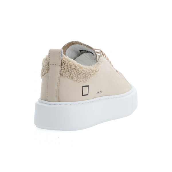 Beige Leder Sneaker