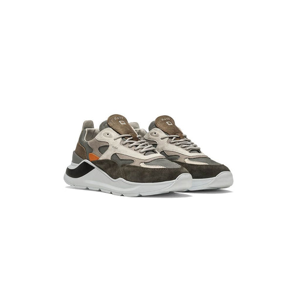 Graue Leder Sneaker