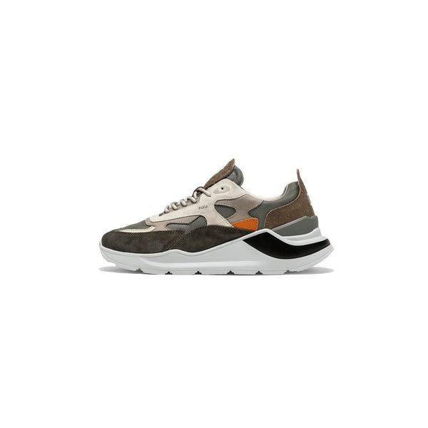 Graue Leder Sneaker