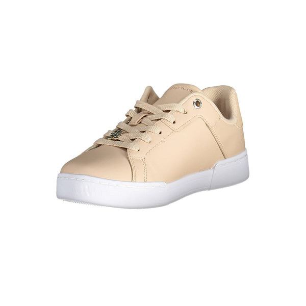 Rosa Leder Damen Sneaker