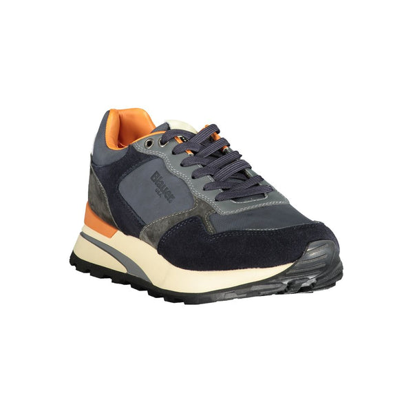 Blaue Polyethylen Herren Sneaker