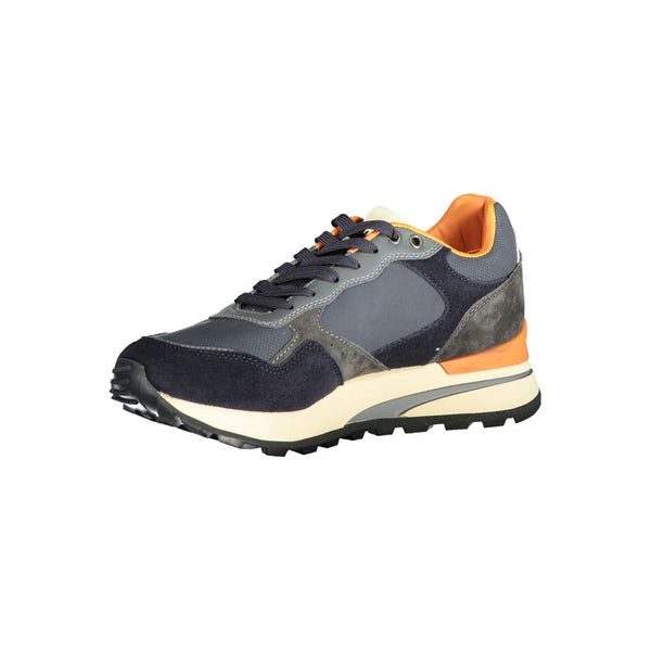 Blaue Polyethylen Herren Sneaker
