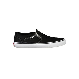 Schwarzer Polyester Sneaker