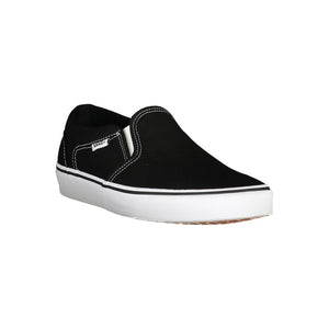 Schwarzer Polyester Sneaker
