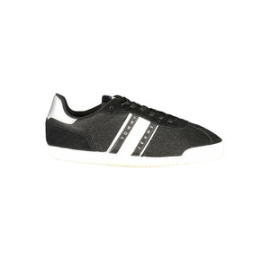 Schwarzer Polyester Damen Sneaker
