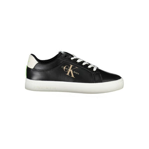 Schwarzer Polyester Damen Sneaker
