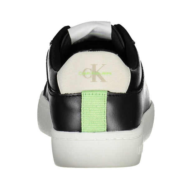 Schwarzer Polyester Damen Sneaker