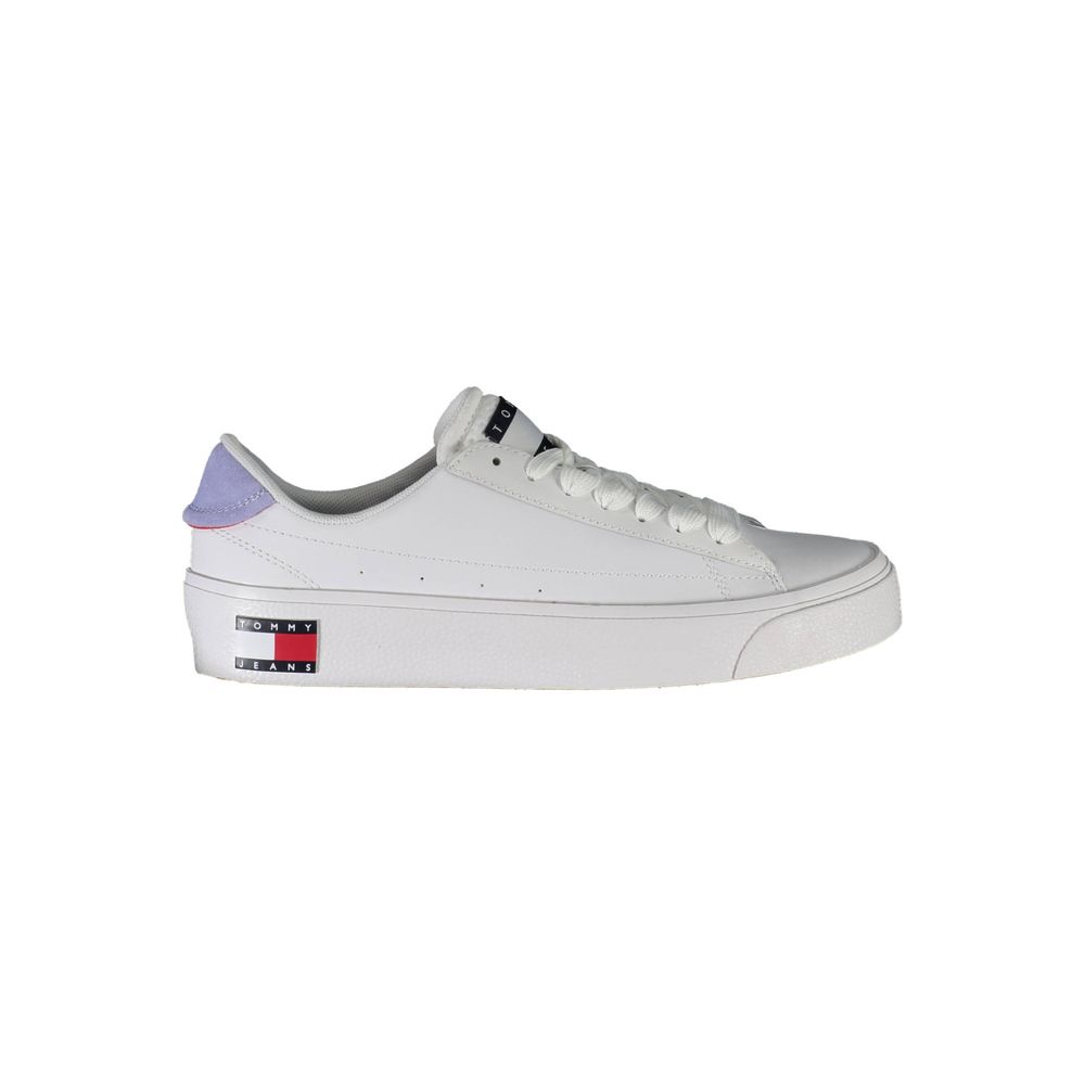 Weißer Polyester Damen Sneaker