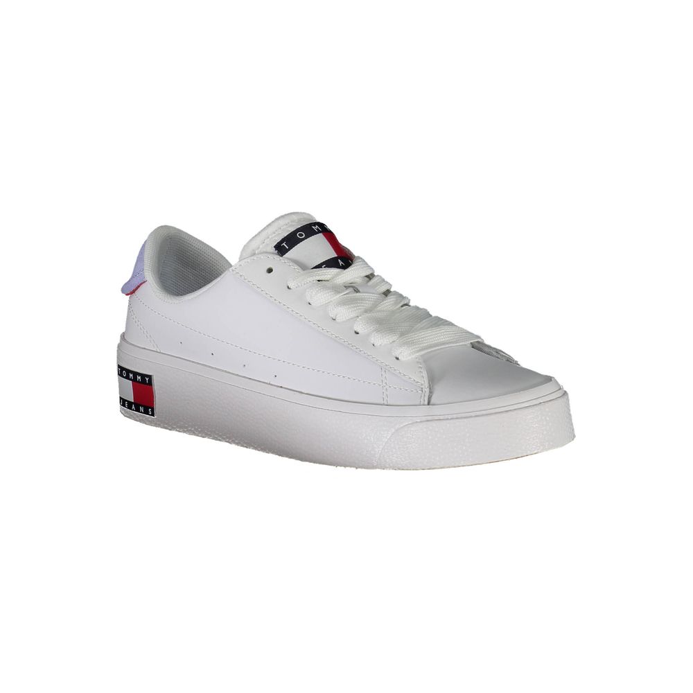 Weißer Polyester Damen Sneaker