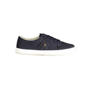 Blaue Baumwolle Damen Sneaker