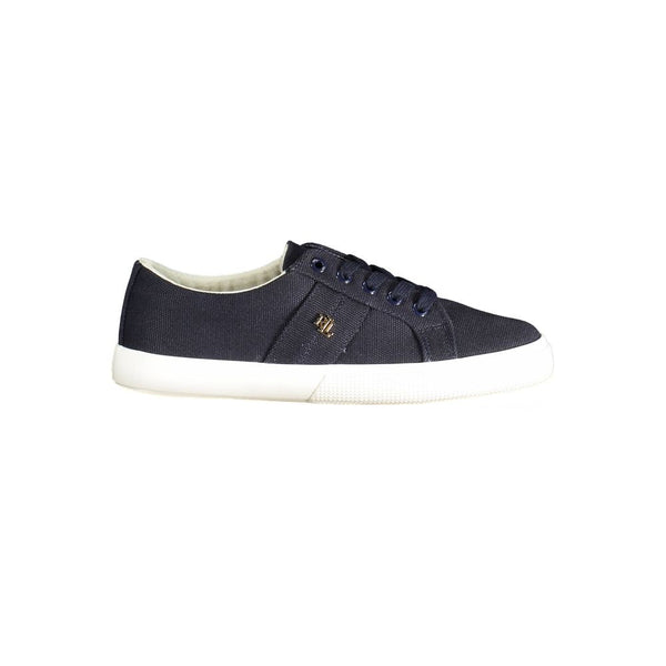 Blaue Baumwolle Damen Sneaker