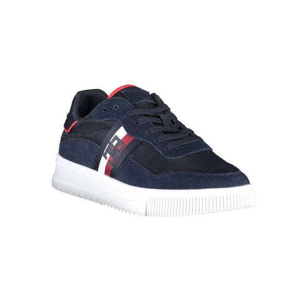 Blauer Polyester Herren Sneaker