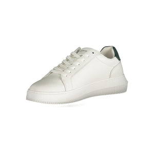 Sneaker aus weißem Polyester