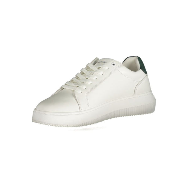 Sneaker aus weißem Polyester