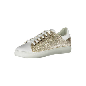 Gold Polyester Damen Sneaker