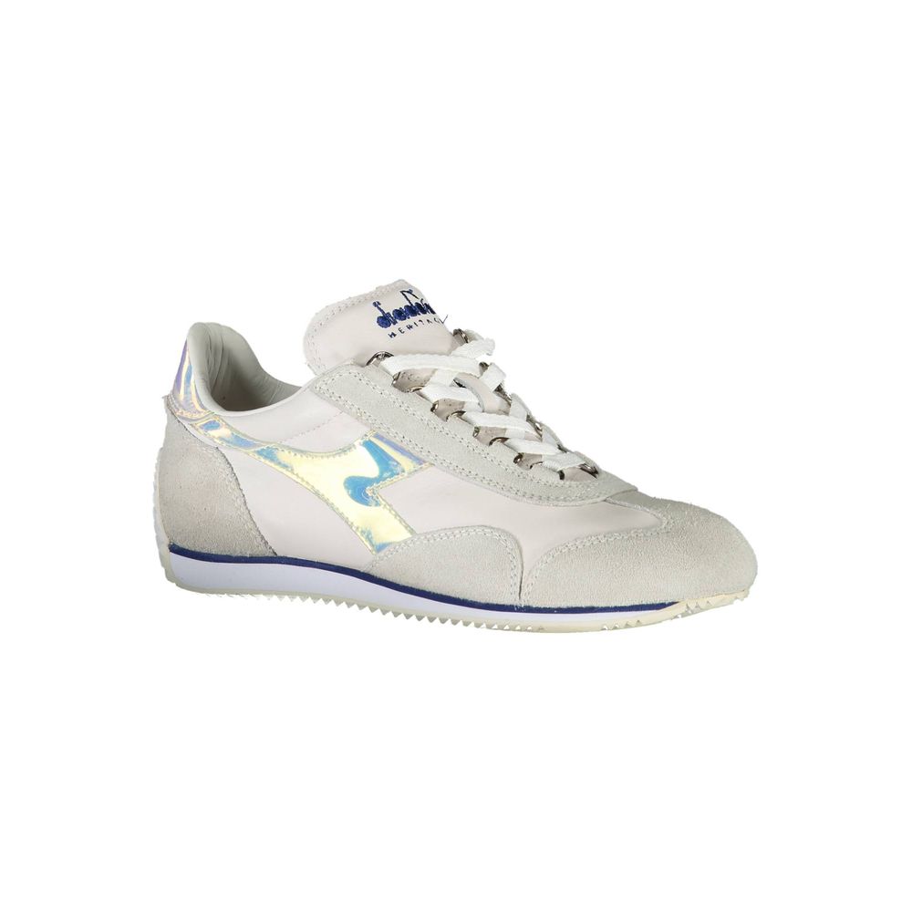 Weißes Leder Damen Sneaker