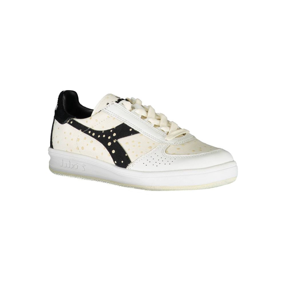 Weißes Leder Damen Sneaker