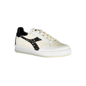 Weißes Leder Damen Sneaker