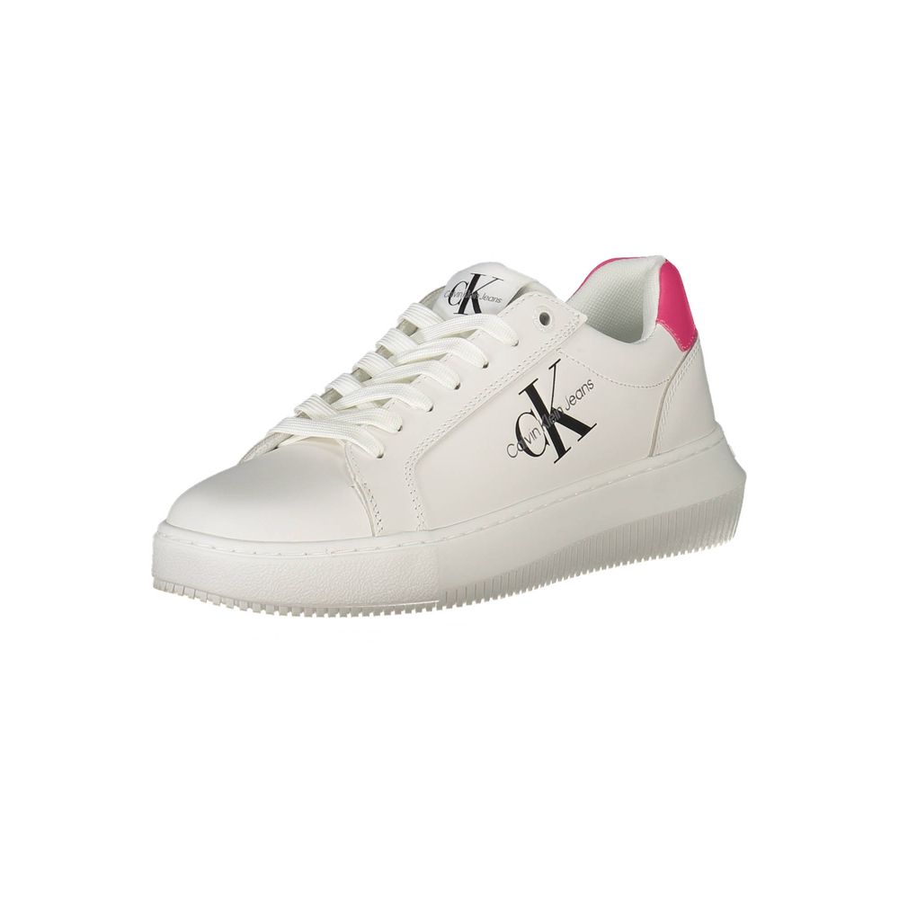 Weißes Leder Damen Sneaker