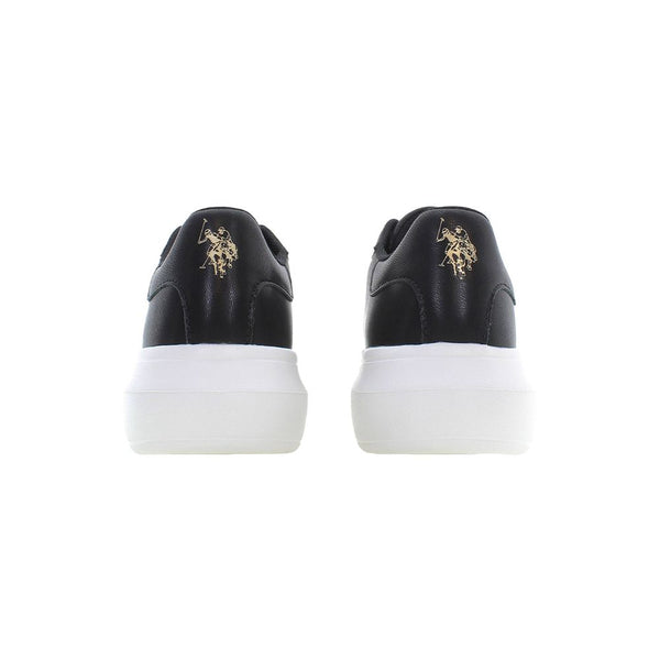 Schwarzer Polyester Damen Sneaker