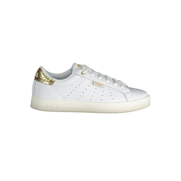 Weißes Leder Damen Sneaker