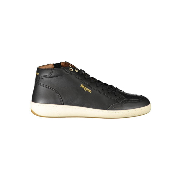 Schwarzer Polyester Sneaker