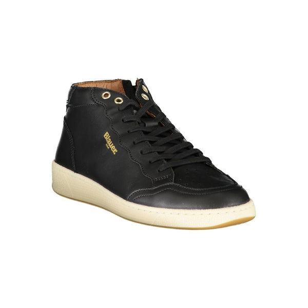 Schwarzer Polyester Sneaker