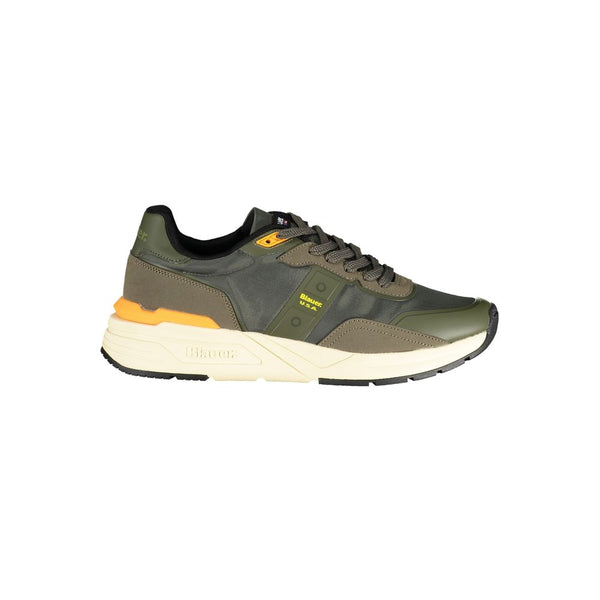 Grüner Polyester Sneaker