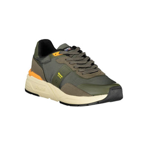 Grüner Polyester Sneaker