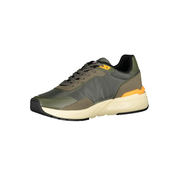 Grüner Polyester Sneaker