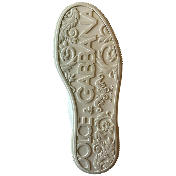 Weiß Miami Leder Low Top Turnschuhe Schuhe