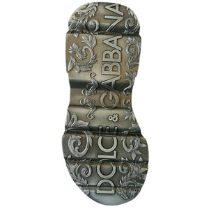 Weiß Silber DAYMASTER Leder Turnschuhe Schuhe