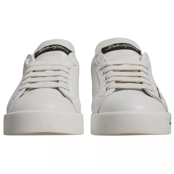Weiß Blau Logo Portofino Turnschuhe Schuhe