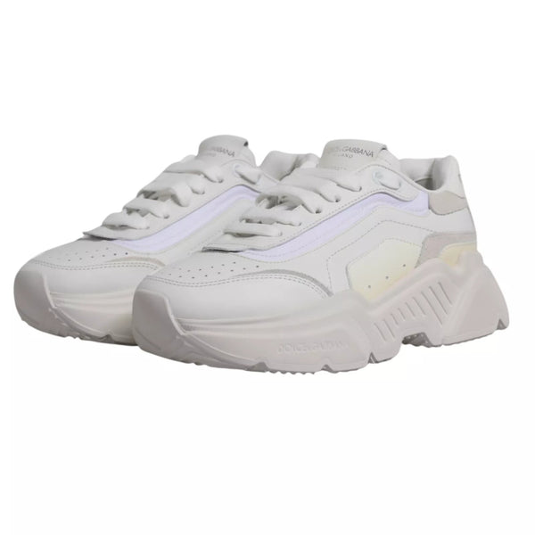 Weiß Daymaster Low Top Herren Turnschuhe Schuhe