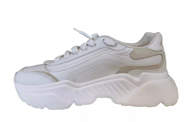 Weiß Daymaster Low Top Herren Turnschuhe Schuhe