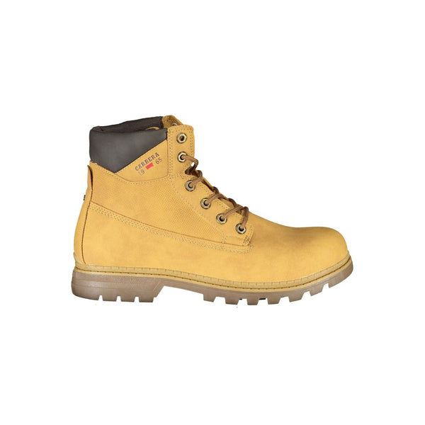 Gelber Polyester Herrenstiefel