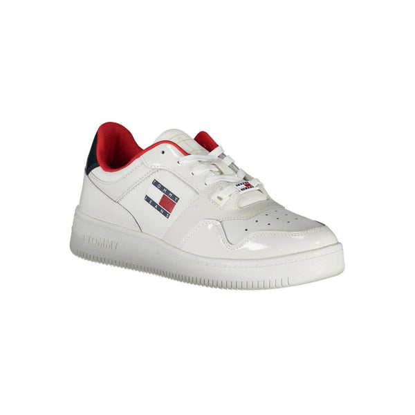 Weißes Leder Damen Sneaker