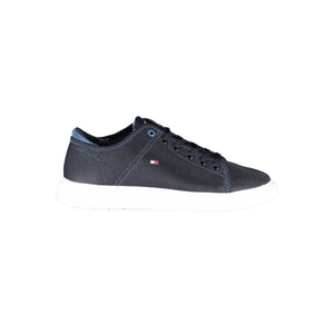 Blau Recyceltes Polyester Herren Sneaker