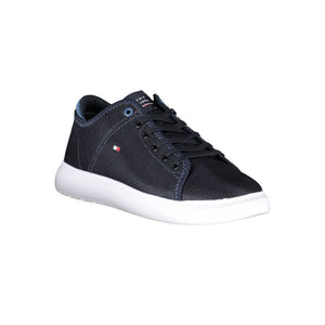 Blau Recyceltes Polyester Herren Sneaker