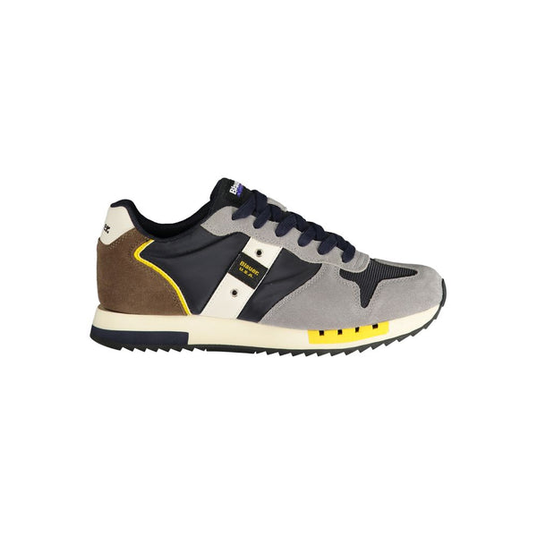 Graue Polyester Sneaker