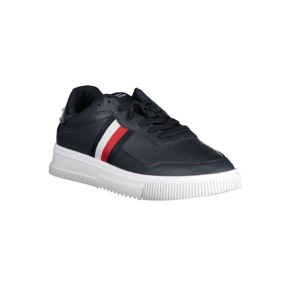 Blaue Leder Herren Sneaker