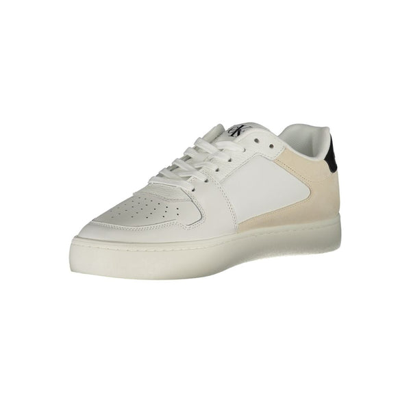 Sneaker aus weißem Polyester