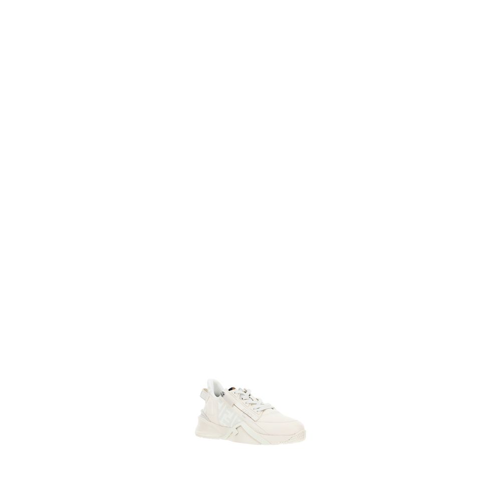 Weiße Kalbshaut Bos Taurus Sportschuhe
