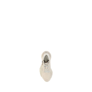 Weiße Kalbshaut Bos Taurus Sportschuhe