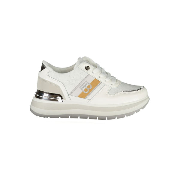 Weißer Polyester Damen Sneaker