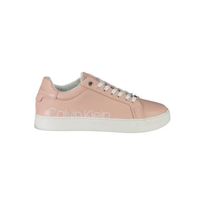 Rosa Polyester Damen Sneaker