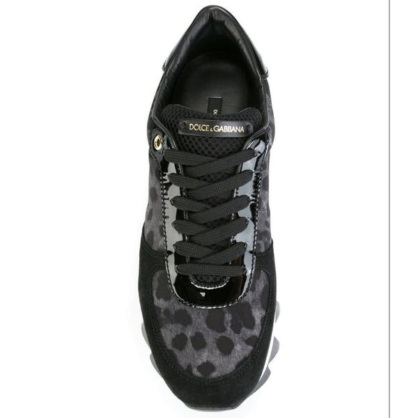 Sneaker aus schwarzem Kalbsleder