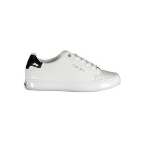 Weißes Leder Damen Sneaker